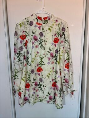 TED BAKER Fantasia Floral pocket  Mini Dress Size 1